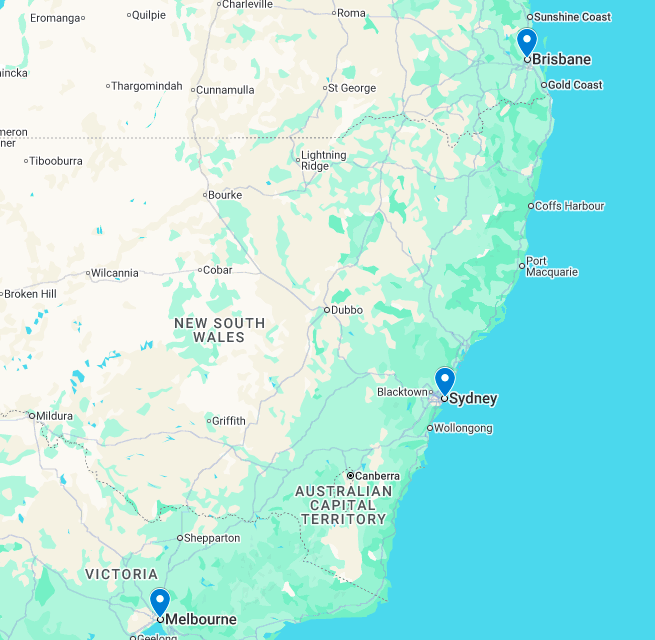 Super Cleaning Service service coverage map thumbnail