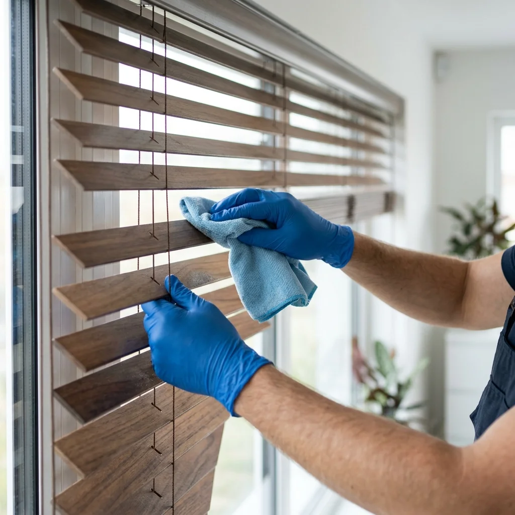 Venetian blind cleaning service