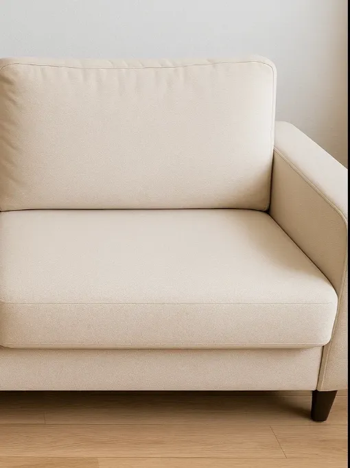 The same sofa, fresh and revitalised after our upholstery steam clean.